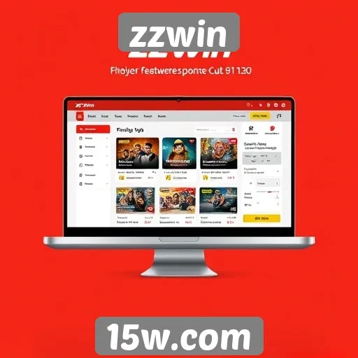 Inovação no design de interface do site zzwin